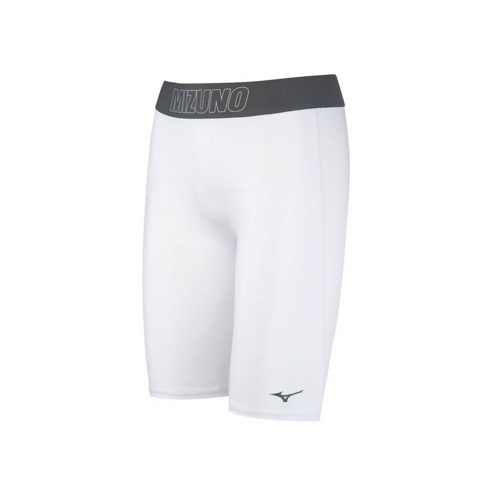 Pantalones Cortos Mizuno Compression Sliding Mujer Blancas Baratas JYAK-20513